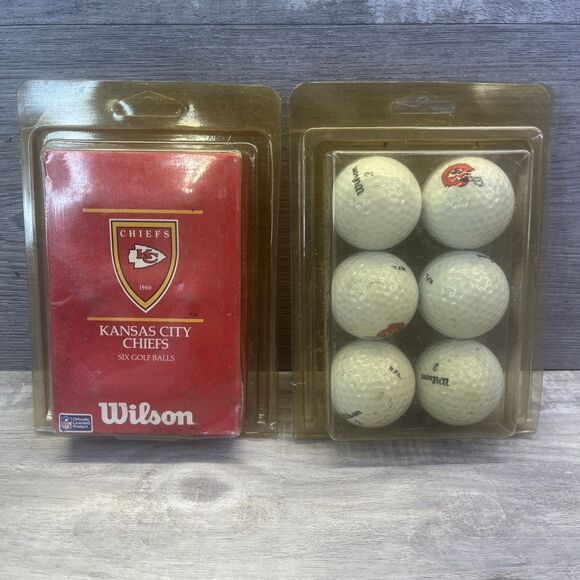 Kansas City Chiefs LOGO  Golf Ball Set of 12 wilson 2 - Picture 1 of 6